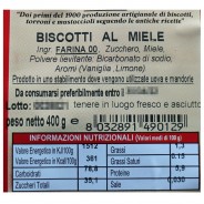 Biscotti al miele morbidi - Sicari Antonio - Etichette